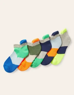 Boden Chaussettes & Sous-Vêtements-5 paires de chaussettes de sport Chevrons multi
