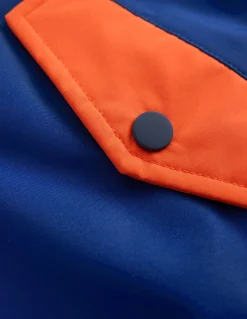 Boden Manteaux & Vestes-Anorak doublé de borg garçon Colourblock orange