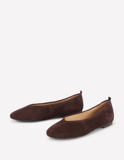 Boden Chaussures Plates-Ballerines couvrantes Chocolat amer