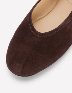 Boden Chaussures Plates-Ballerines couvrantes Chocolat amer