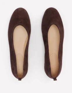 Boden Chaussures Plates-Ballerines couvrantes Chocolat amer