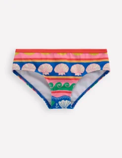 Boden Maillots & Tenues De Plage|Ensembles Assortis-Bas de bikini à motif Rayé coquillage multi