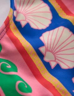 Boden Maillots & Tenues De Plage|Ensembles Assortis-Bas de bikini à motif Rayé coquillage multi
