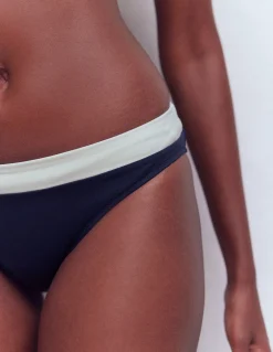 Boden Bikinis|Maillots De Bain-Bas de bikini Campania Bleu marine, colourblock ivoire