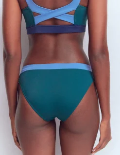 Boden Bikinis|Maillots De Bain-Bas de bikini Campania Colourblock bleu marine, vert, bleu