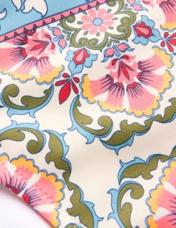 Boden Bikinis|Maillots De Bain-Bas de bikini intemporel Rose, motif Ornamental Trellis