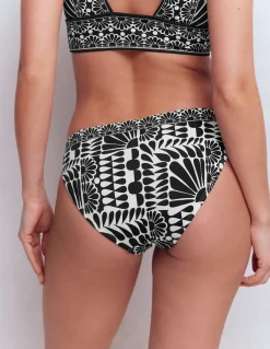 Boden Bikinis|Maillots De Bain-Bas de bikini Porto Noir, motif Geo Stamp
