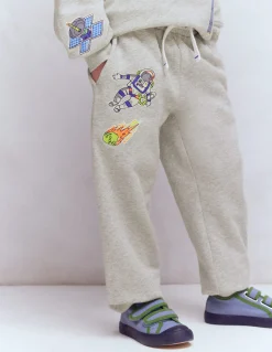 Boden Ensembles Assortis|Bas De Jogging-Bas de jogging à écussons Motif spatial gris