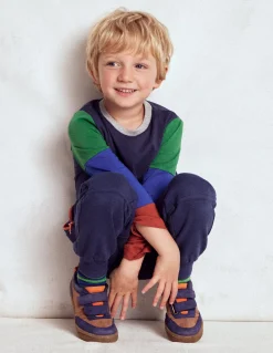 Boden Bas De Jogging-Bas de jogging à genoux renforcés Bleu marine universitaire