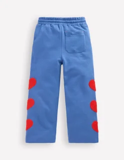 Boden Ensembles Assortis-Bas de jogging Bobbie à appliqués Cœurs geai bleu