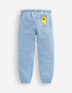Boden Ensembles Assortis|Bas De Jogging-Bas de jogging fun Appliqué monstre bleu français
