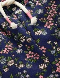 Boden Pantalons|Ensembles Assortis-Bas de jogging large imprimé Motif Meadow Floral bleu tribord