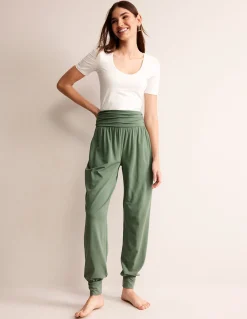 Boden Pantalons-Bas de jogging sarouel en jersey Aulne