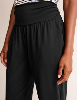 Boden Pantalons-Bas de jogging sarouel en jersey Noir