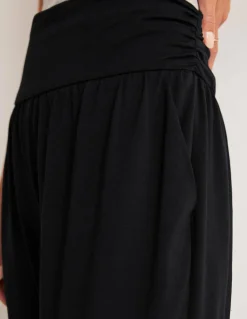 Boden Pantalons-Bas de jogging sarouel en jersey Noir