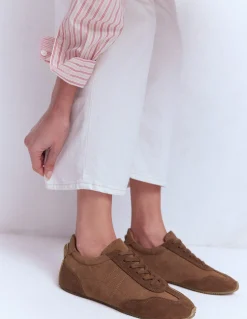 Boden Baskets|Chaussures Plates-Baskets Delphine à semelles fines Fauve