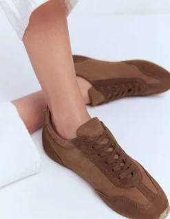 Boden Baskets|Chaussures Plates-Baskets Delphine à semelles fines Fauve