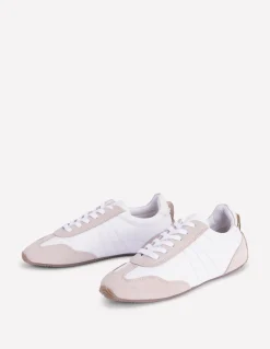 Boden Baskets|Chaussures Plates-Baskets Delphine à semelles fines Blanc mélangé