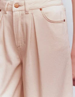 Boden Tenues De Travail|Shorts-Bermuda en jean Écru