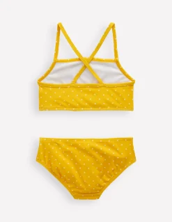 Boden Maillots & Tenues De Plage-Bikini croisé dans le dos à logo Gelb
