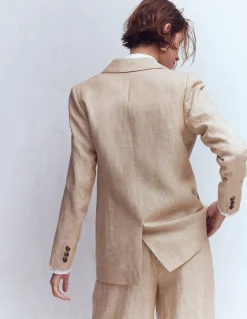 Boden Tenues De Travail|Ensembles Assortis-Blazer Woodbridge en lin Amphore, chambray