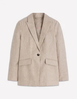 Boden Tenues De Travail|Ensembles Assortis-Blazer Woodbridge en lin Amphore, chambray