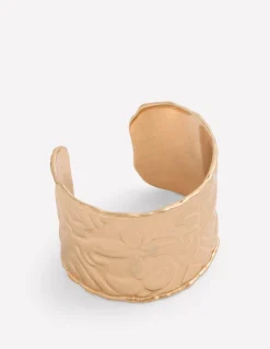 Boden Bijoux-Bracelet manchette à poinçon cœur Doré