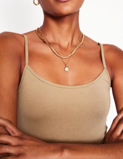 Boden Tops & T-Shirts-Caraco uni Beige moyen