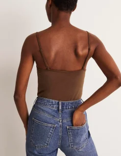 Boden Tops & T-Shirts-Caraco uni Marron