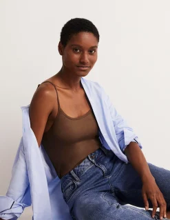 Boden Tops & T-Shirts-Caraco uni Marron