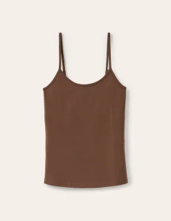 Boden Tops & T-Shirts-Caraco uni Marron