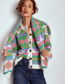 Boden Pulls & Gilets-Cardigan Abi en jacquard Motif aztèque multi