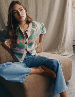 Boden Pulls & Gilets-Cardigan Abi en jacquard Motif aztèque multi