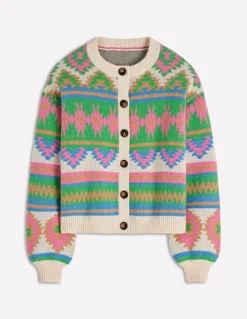 Boden Pulls & Gilets-Cardigan Abi en jacquard Motif aztèque multi