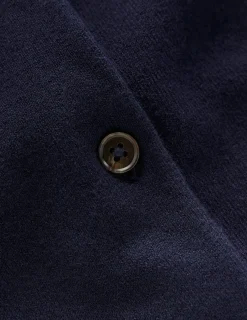 Boden Tenues De Travail|Pulls & Gilets-Cardigan court Emilia en coton Bleu marine