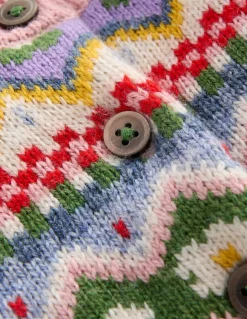 Boden Pulls & Gilets-Cardigan Edie à motif jacquard Motif jacquard à fleurs multi