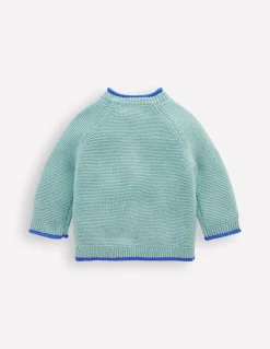 Boden Pulls & Gilets-Cardigan en coton avec logo Œufs à la coque aquifère