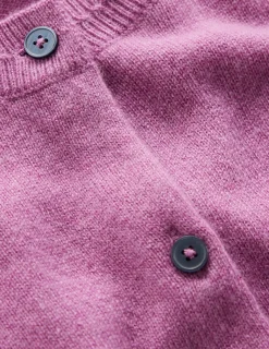 Boden Cachemire|Tenues De Travail-Cardigan Eva en cachemire Violet trèfle