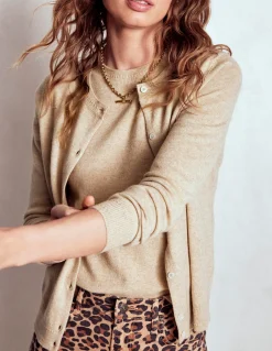 Boden Cachemire|Tenues De Travail-Cardigan Eva en cachemire Chinchilla Chiné