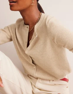 Boden Cachemire|Tenues De Travail-Cardigan Eva en cachemire Chinchilla Chiné