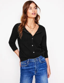 Boden Cachemire|Tenues De Travail-Cardigan Eva en cachemire Noir