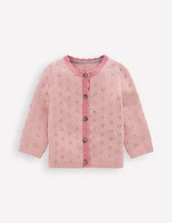 Boden Pulls & Gilets-Cardigan festonné Rose vintage