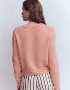 Boden Pulls & Gilets-Cardigan Lucy en coton épais ROSE