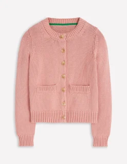 Boden Pulls & Gilets-Cardigan Lucy en coton épais ROSE