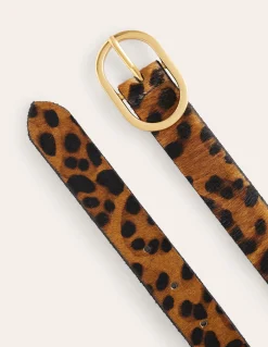 Boden Ceintures-Ceinture classique en cuir Cœurs folk rouge rockabilly