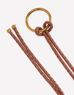 Boden Ceintures-Ceinture en cuir effet corde Fauve