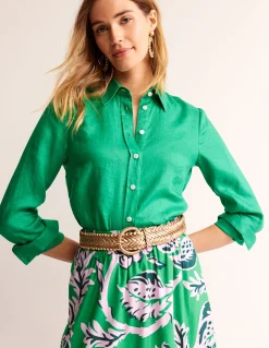 Boden Ceintures-Ceinture en cuir tissé Aquamarine Bunny