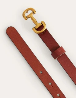 Boden Ceintures-Ceinture fine Iris à mors Fauve