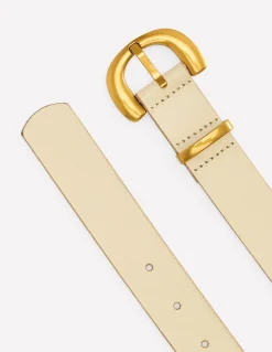 Boden Ceintures-Ceinture épaisse à boucle Écru