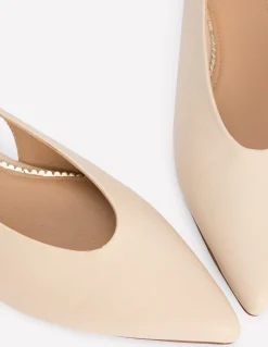 Boden Tenues De Travail|Chaussures Plates-Chaussures plates couvrantes à bout pointu Écru